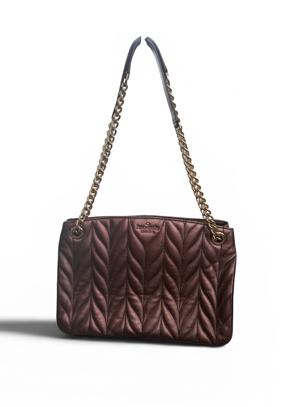Kate Spade Rich Brown Shoulder Bag EUC